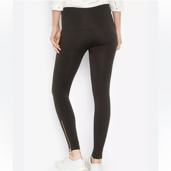 Spanx Look At Me Now Seamless Side Zip Leggings - Picture 1 of 12
